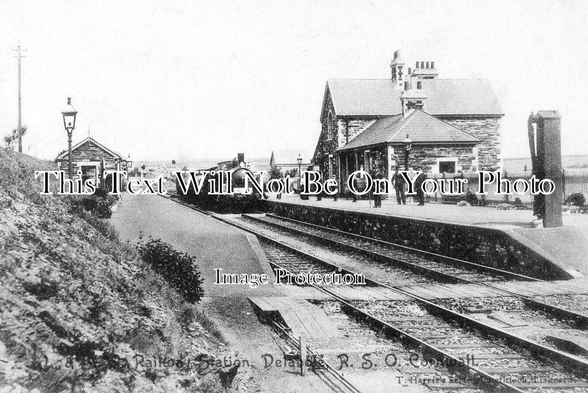 CO 4247 - LSW Delabole Railway Station, Cornwall