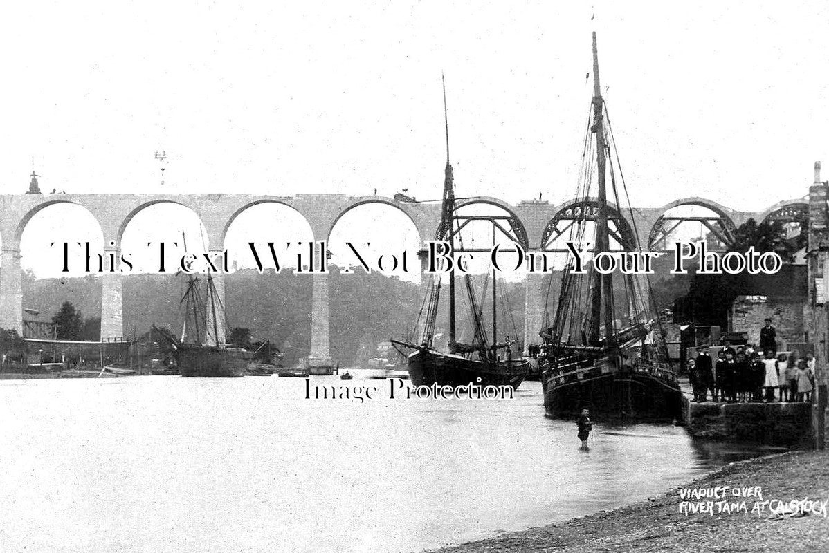 CO 4261 - Viaduct Over River Tamar, Calstock, Cornwall