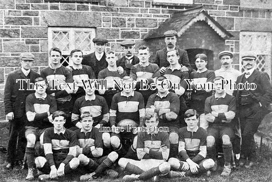 CO 4274 - Troon Football Club Team, Camborne, Cornwall 1907-08