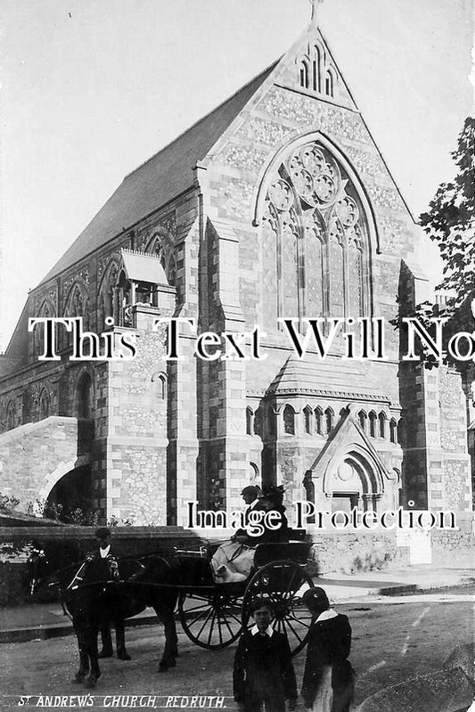 CO 43 - St Andrews Church, Redruth, Cornwall c1904