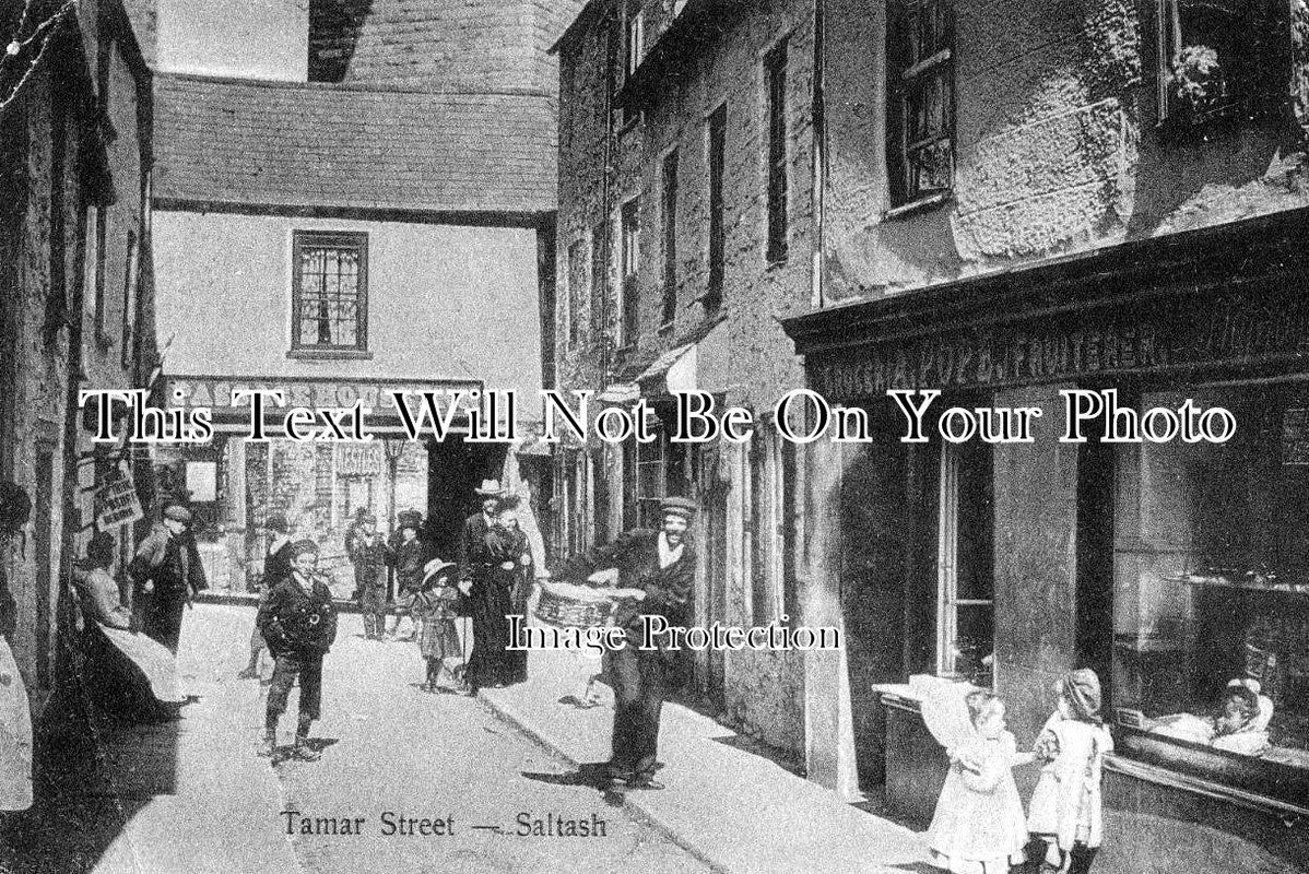 CO 434 - Tamar Street, Saltash, Cornwall c1906