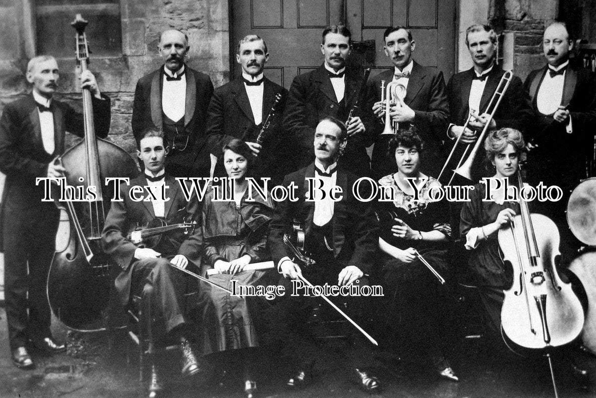 CO 448 - Redruth Picturedrome Cinema Orchestra, Cornwall c1918