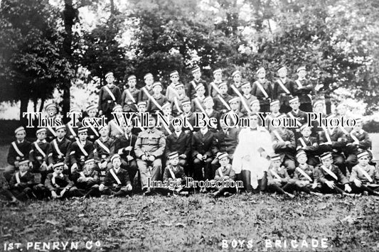 CO 456 - 1st Penryn Co Boys Brigade, Cornwall c1906