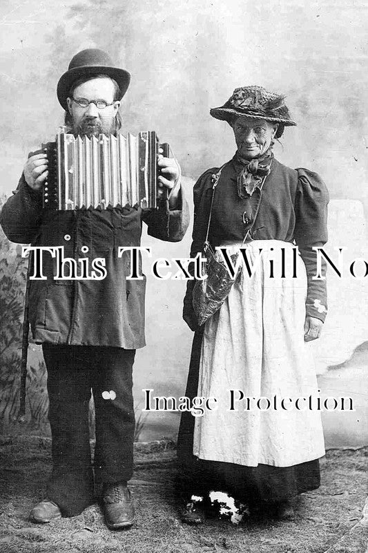 CO 463 - Famous Cornish Celebrities, Harry & Fanny, Home Sweet Home, Cornwall c1905