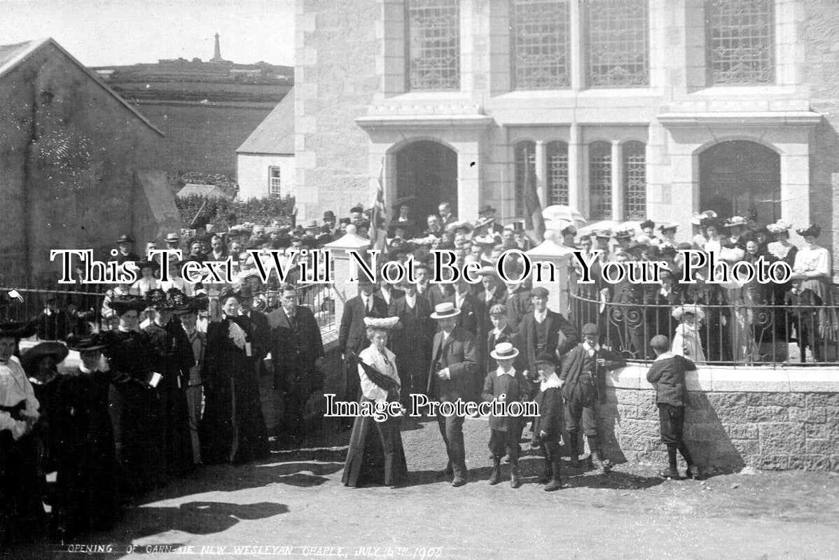 CO 475 - Opening Of New Wesleyan Chapel, Carnkie, Cornwall