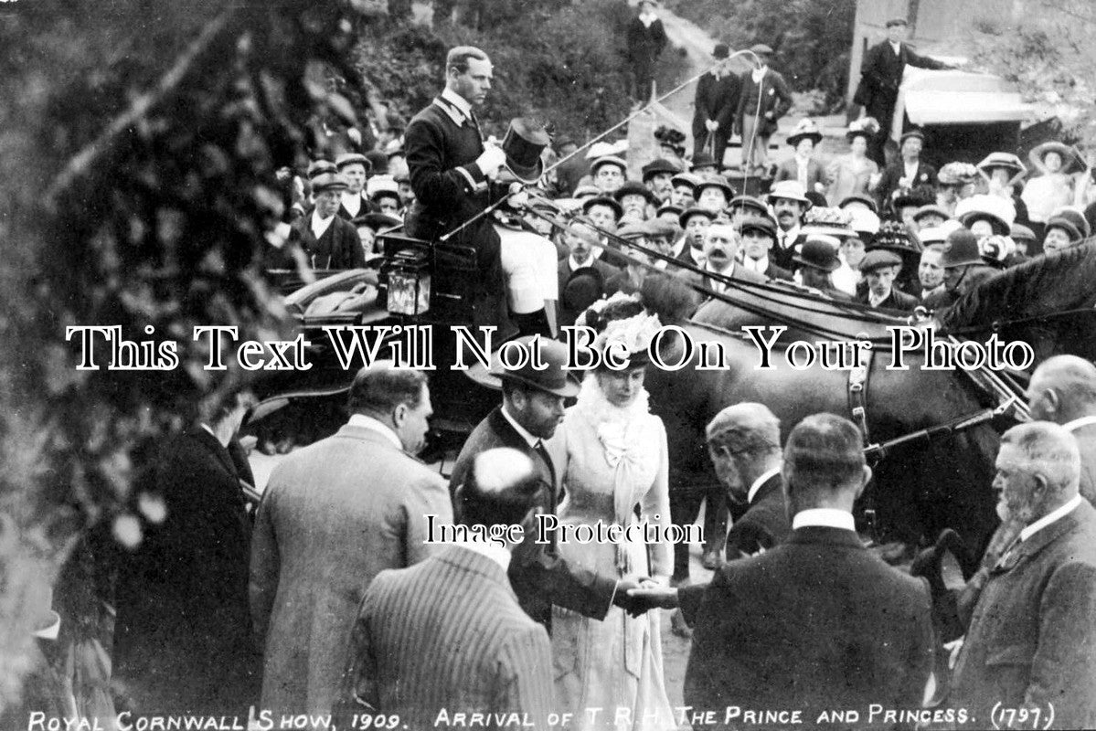 CO 478 - Arrival Of The Prince, Royal Cornwall Show, St Columb 1909