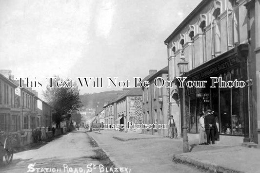 CO 499 - Station Road, St Blazey, Cornwall c1910