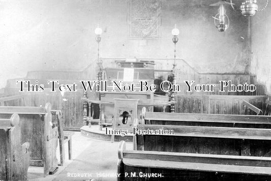 CO 527 - Redruth Highway Primitive Methodist Church Interior, Cornwall