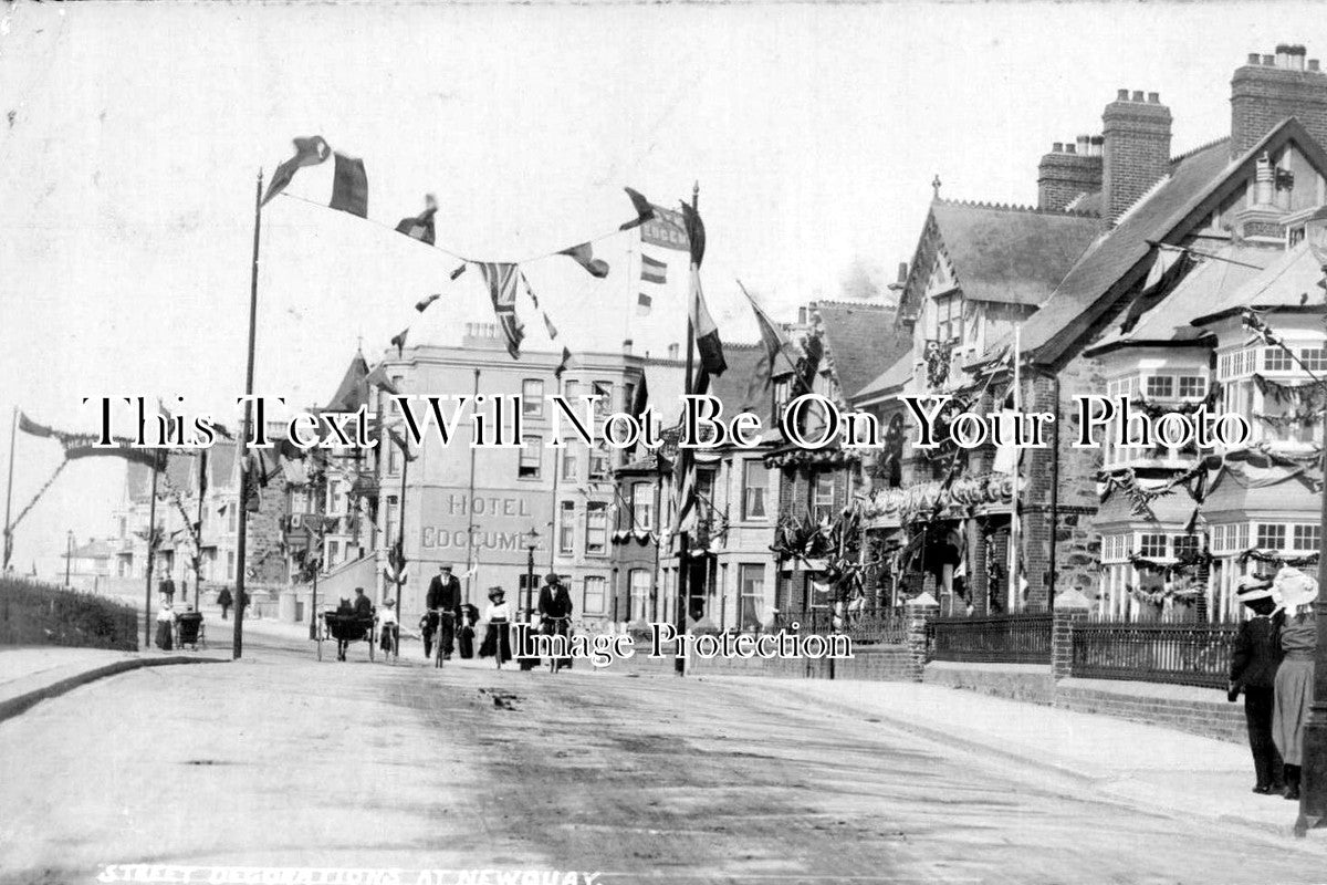 CO 531 - Street Decorations, Newquay, Cornwall