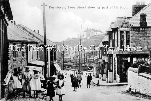 CO 532 - Fore Street & Harbour, Portleven, Cornwall