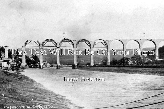 CO 571 - Building Of Rail Viaduct, Tamar, Calstock, Cornwall