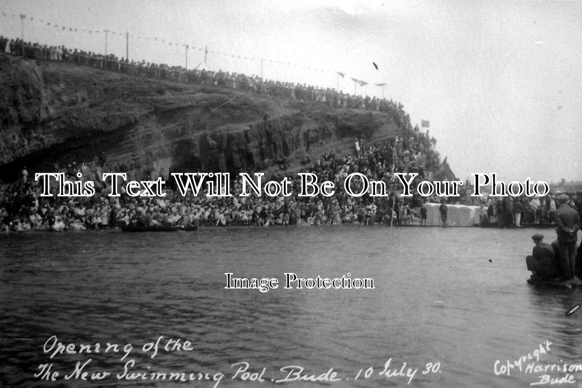 CO 574 -Opening Of New Swimming Pool, Bude, Cornwall 1930