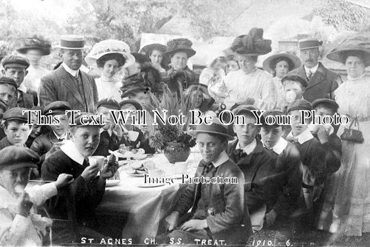 CO 578 - CO 577 - St Agnes Chapel Sunday School Treat, Cornwall 1910