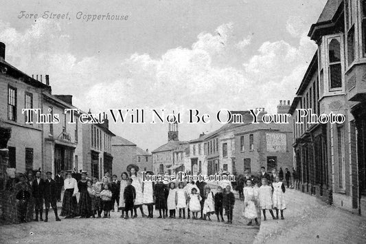 CO 589 - Fore Street, Copperhouse, Hayle, Cornwall c1908