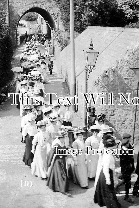 CO 590 - Charlestown Feast Day, Cornwall c1909