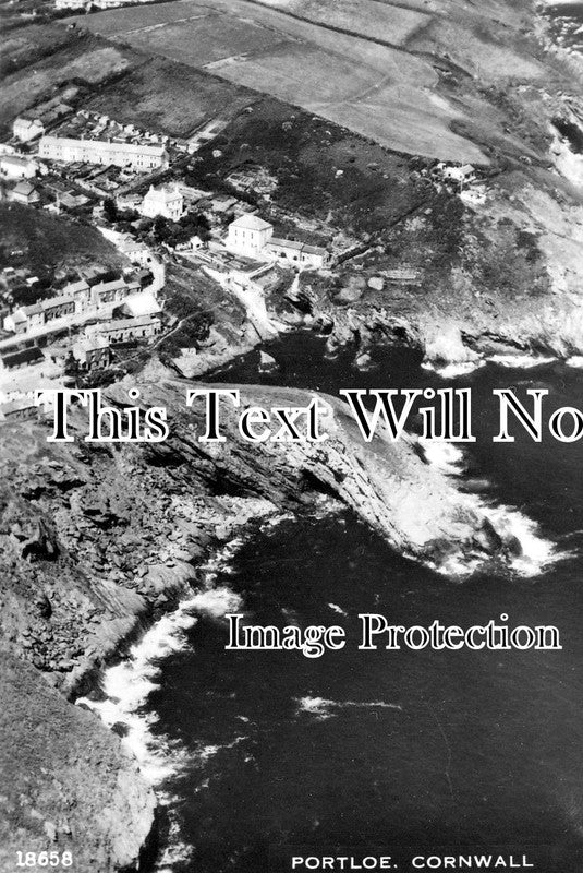CO 599 - Portloe Aerial View, Cornwall