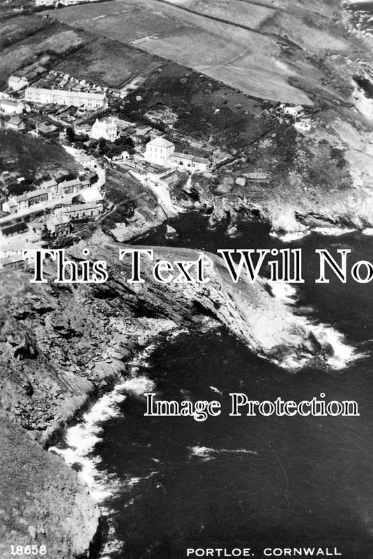 CO 599 - Portloe Aerial View, Cornwall