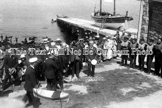 CO 638 - Lifeboat Crew, Dignitaries, Old Town, Isles of Scilly, Cornwall 1921