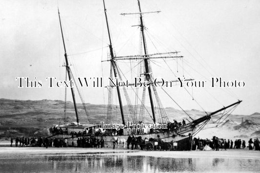 CO 647 - 'Voorspoed'Shipwreck, Perranporth, Cornwall c1901