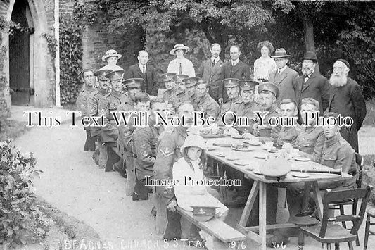 CO 648 - S.S Tea, St Agnes Church, Cornwall 1916