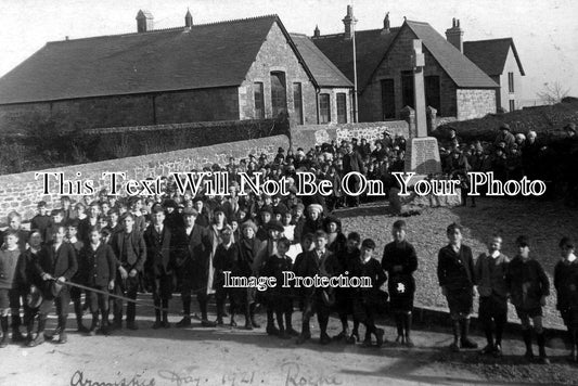 CO 651 - Armistice Day, War Memorial, Roche, Cornwall 1921