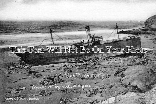 CO 657 - Shipwreck, Tregardock, Cornwall 1917