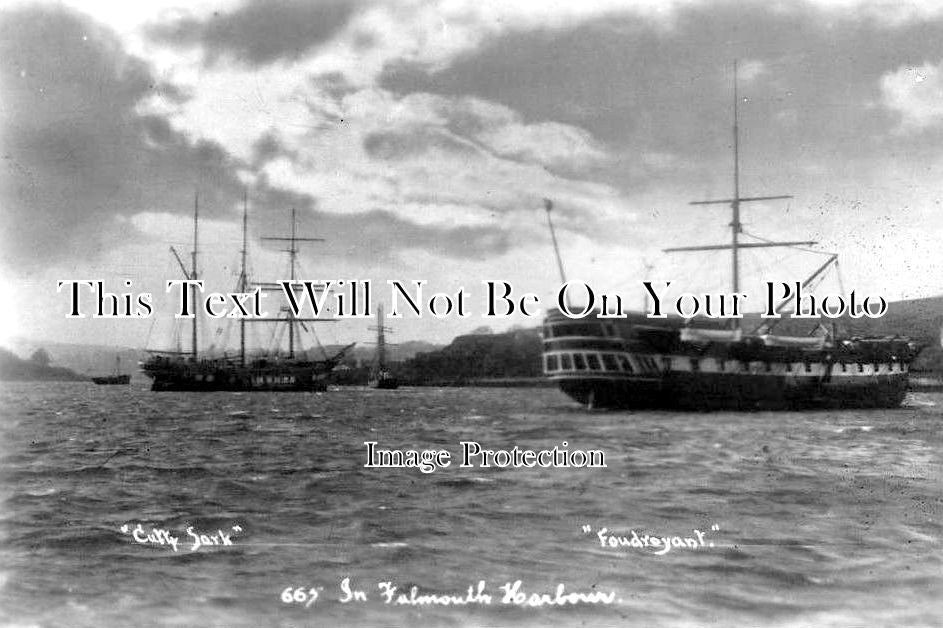 CO 686 - Cutty Sark Sailing Ship & Foudroyant, Falmouth, Cornwall