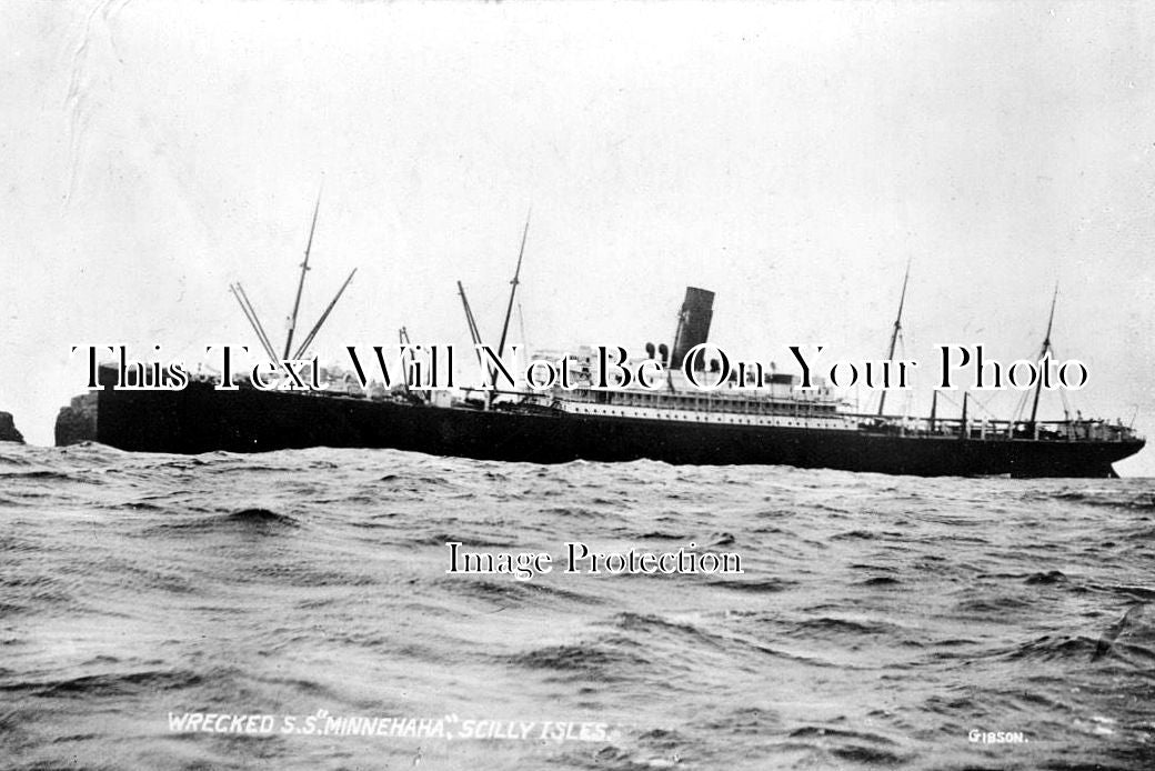 CO 693 - S.S Minnehaha Shipwreck, Scilly Isles, Cornwall