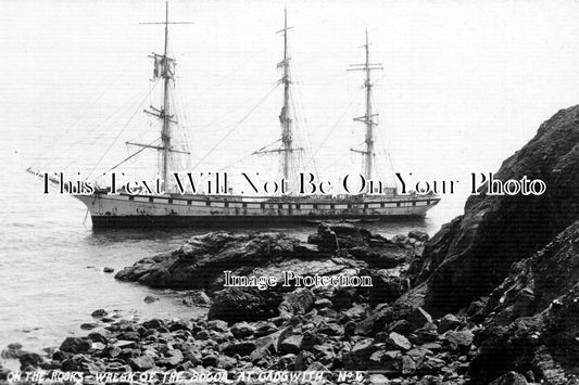 CO 70 - Socoa Shipwreck, Cadgwith, Cornwall c1906