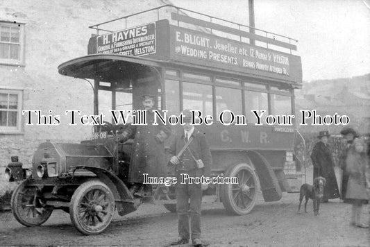 CO 759 - Great Western Railway Motor BUS GWR, Helston, Cornwall