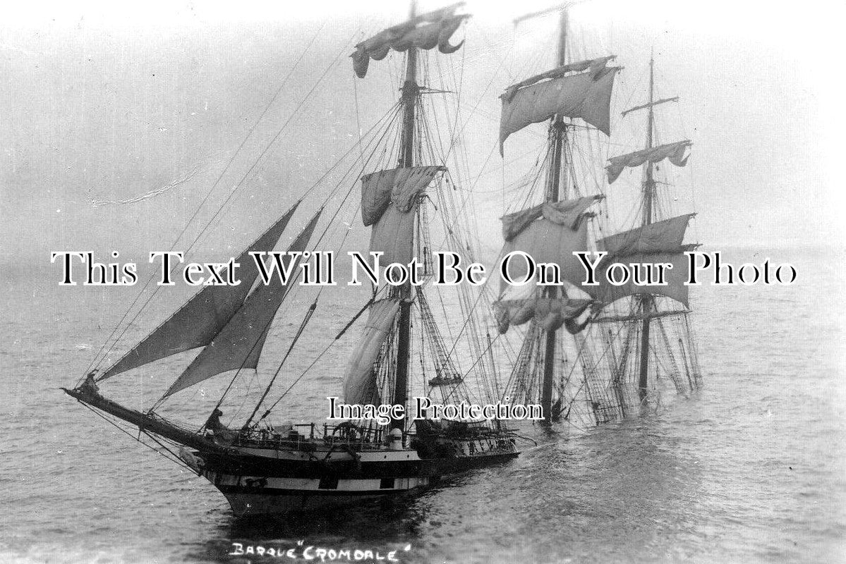 CO 78 -  Barque Cromdale Shipwreck, Lizard, Cornwall c1913
