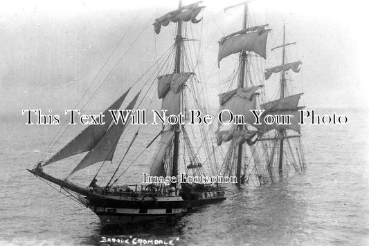 CO 78 -  Barque Cromdale Shipwreck, Lizard, Cornwall c1913