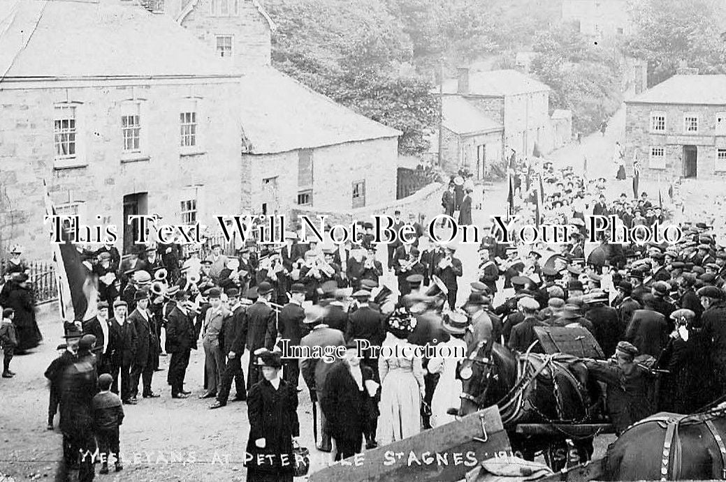 CO 813 - Wesleyans At Peterville, St Agnes, Cornwall c1910