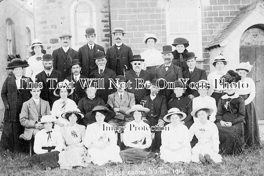 CO 816 - Cross Coomb Sunday School, Cornwall c1914