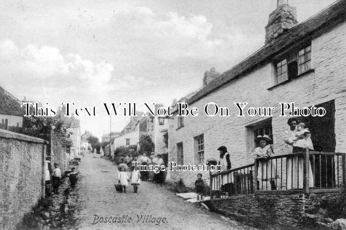 CO 847 - Boscastle Village, Cornwall c1918