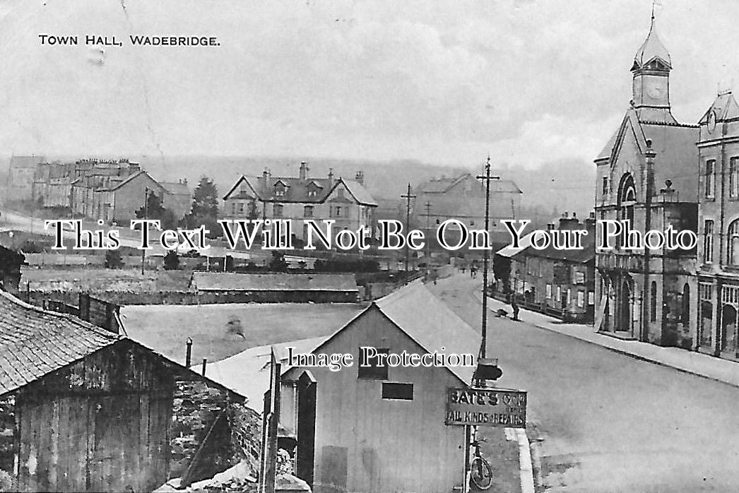 CO 865 - Town Hall, Wadebridge, Cornwall c1923