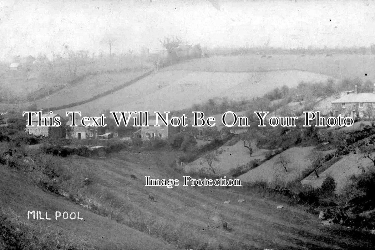 CO 866 - The Mill Pool, Rilla Mill, Cornwall c1909
