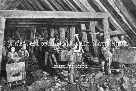 CO 878 - The 412 Fathom Level, Dolcoath Tin Mine, Cornwall c1903