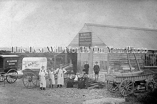 CO 895 - W Ward Undertaker, . A. Ward Bakery, St Ives, Cornwall
