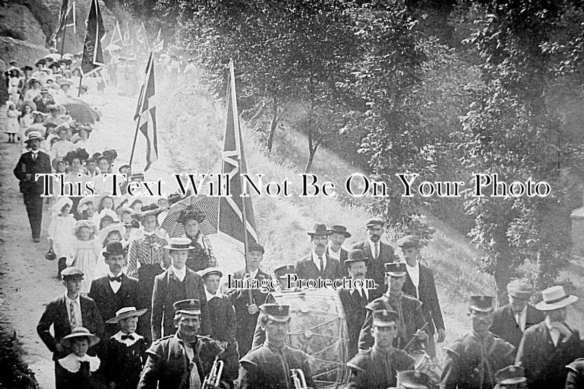 CO 897 - Govier's Penhallow Bible Christian Sunday School Band Parade, Cornwall