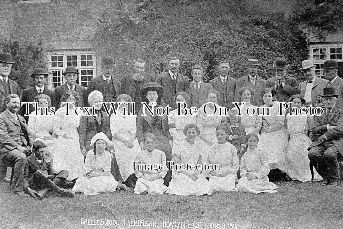 CO 915 - Cheese School Trendrean, Newlyn East, Cornwall c1916