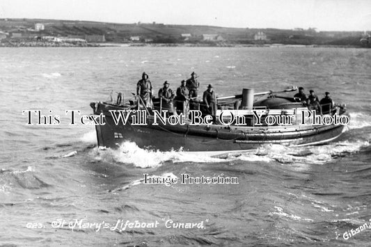 CO 922 - St. Mary's Lifeboat 'Cunard' Scilly Isles, Cornwall