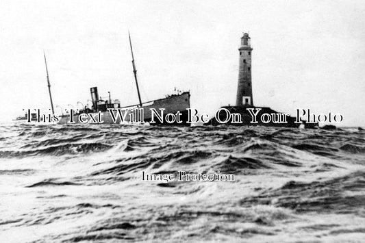 CO 923 - Bluepacket At The Longships Lighthouse, Cornwall c1898