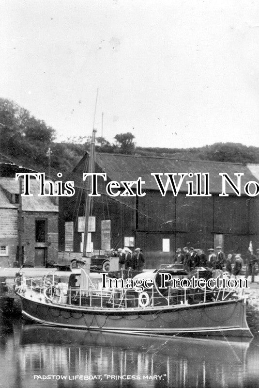 CO 947 - Padstow Lifeboat 'Princess Mary', Cornwall