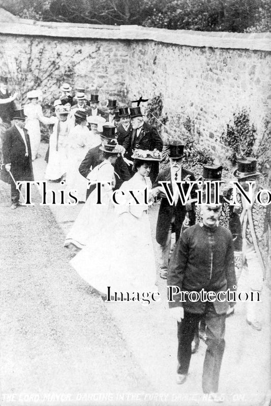 CO 969 - Furry Dance, Lord Mayor, Helston, Cornwall c1907