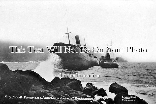 CO 983 - SS South America Shipwreck, Penzance, Cornwall