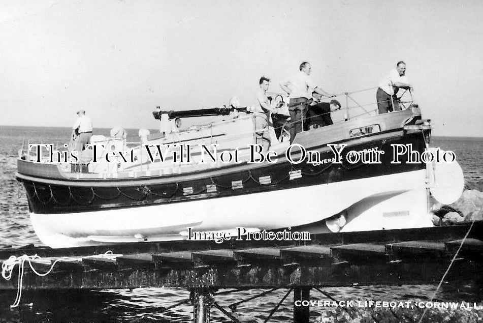 CO 996 - Coverack Lifeboat On The Slipway, Cornwall