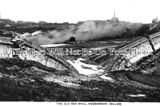 CU 1003 - Collapsed Sea Wall Due To Mining, Hodbarrow, Millom