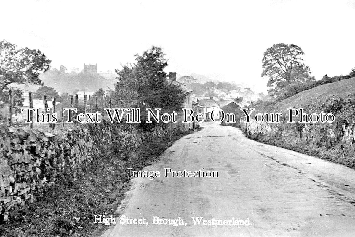 CU 1035 - High Street, Brough, Cumbria c1923