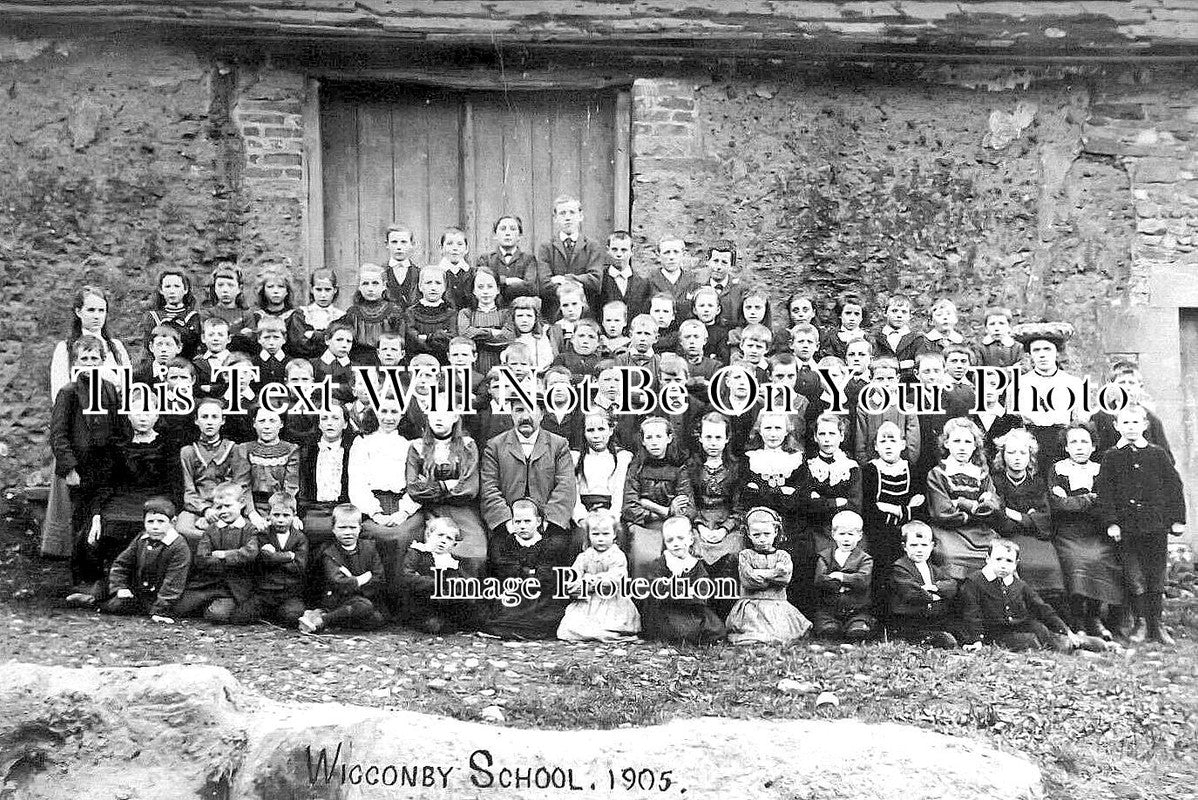 CU 1040 - Wiggonby School, Cumbria 1905